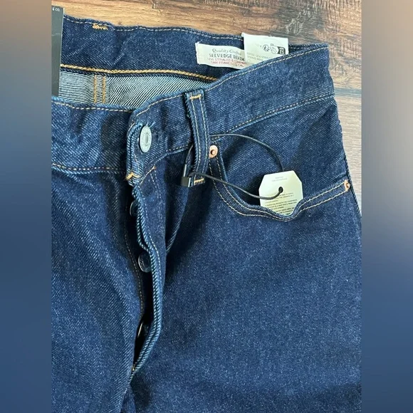 Levi’s Premium 501 90s Straight Leg Selvedge Jeans ‘Blue’ size wmns W27xL36
